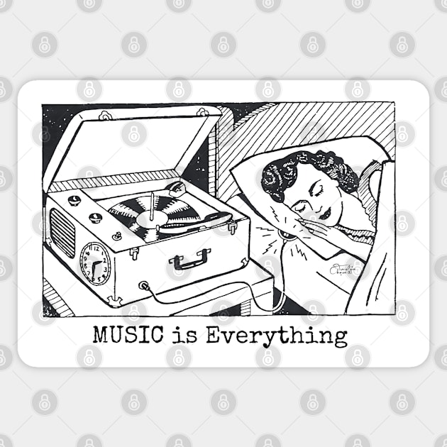 Music Is Everything Sticker by Timeless Chaos